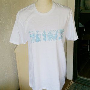 Vintage Pyrex Butterprint Amish Pattern T-Shirt Unisex Softstyle size Medium